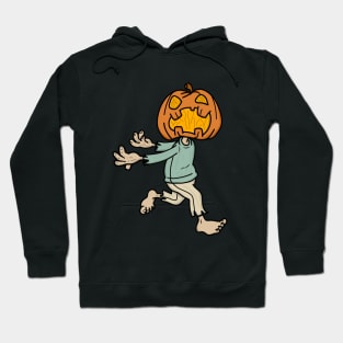 Pumpkin-headed zombie design Hoodie